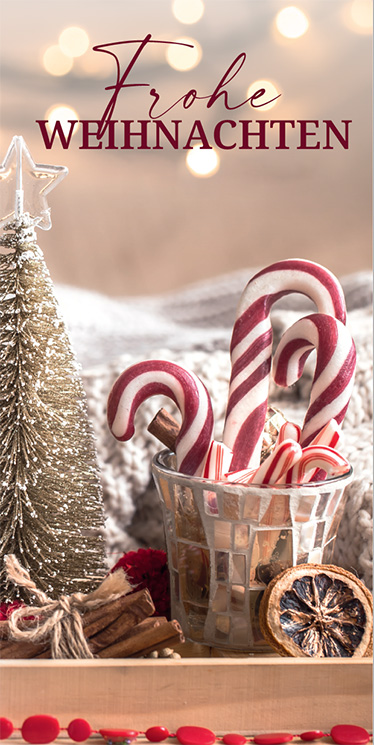 Weihnachtskarte Seite 1